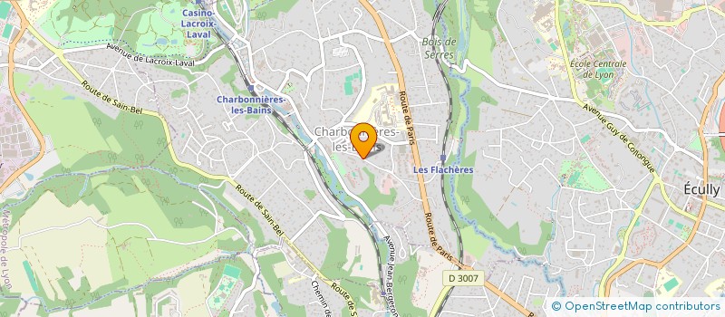 localisation de l'entreprise OREA  CHARBONNIERES-LES-BAINS