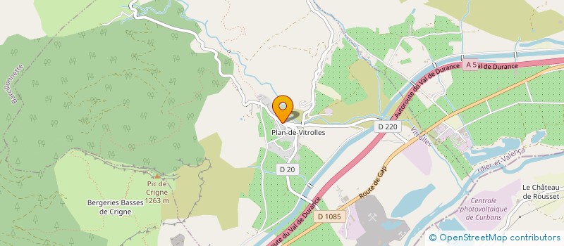 localisation de l'entreprise OREA à VITROLLES