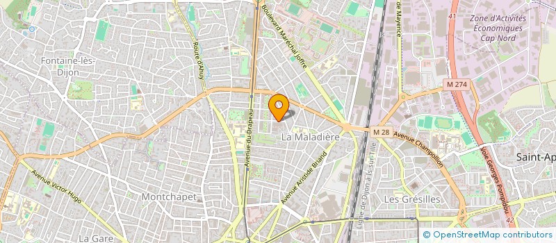 localisation de l'entreprise OREA PCS  DIJON