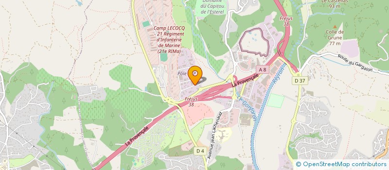 localisation de l'entreprise OREA SCCV à FREJUS