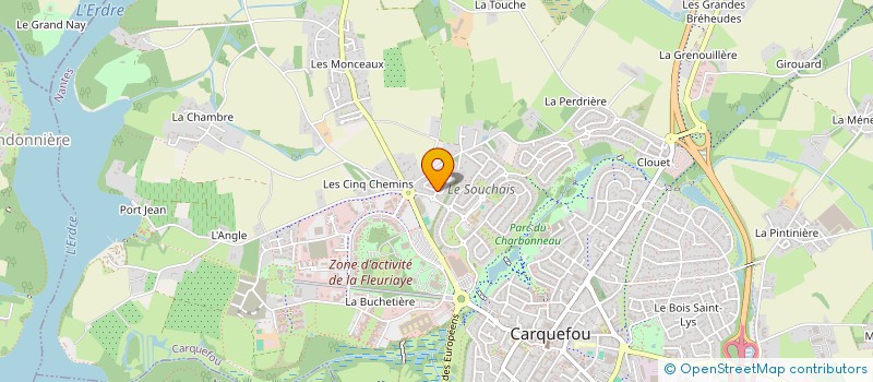 localisation de l'entreprise OREA SERVICE à CARQUEFOU