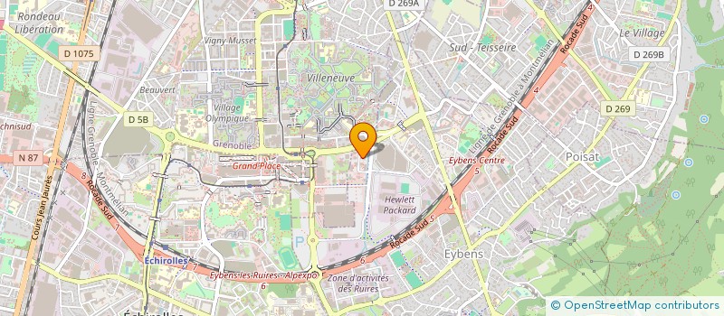 localisation de l'entreprise OREADE  EYBENS