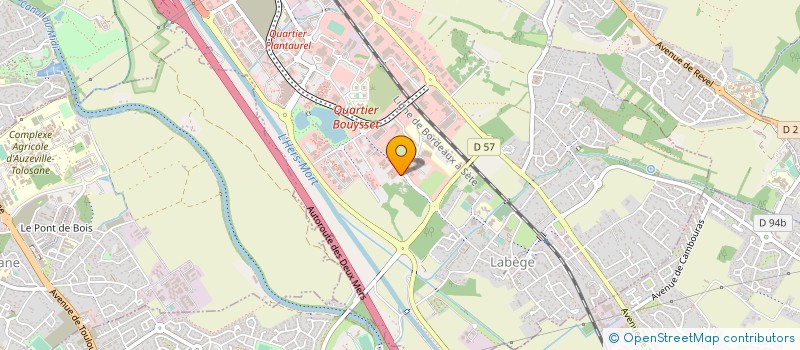 localisation de l'entreprise OREADE BRECHE à LABEGE