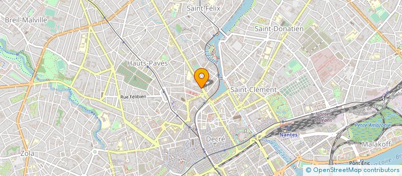 localisation de l'entreprise OREADES SARL à NANTES