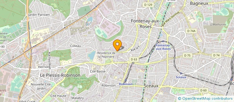 localisation de l'entreprise OREAM à FONTENAY-AUX-ROSES