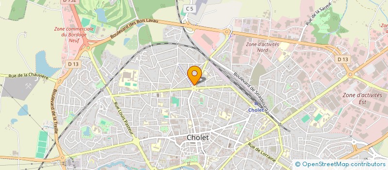localisation de l'entreprise OREAS LOGEMENT à CHOLET