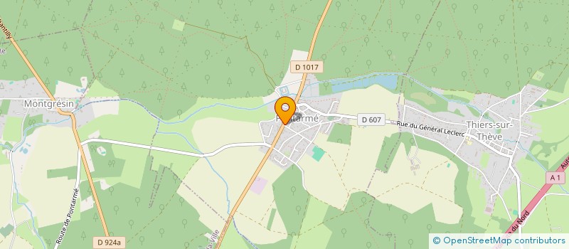 localisation de l'entreprise ORECCHIO  PONTARME