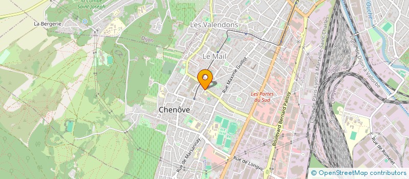 localisation de l'entreprise ORECO  CHENOVE