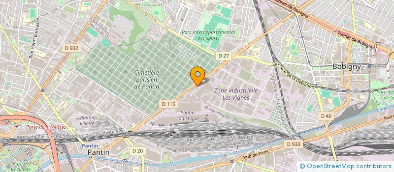 localisation de l'entreprise ORED à BOBIGNY