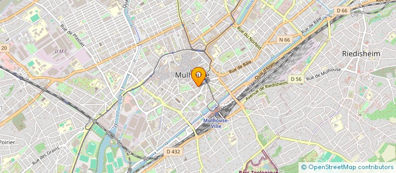 localisation de l'entreprise OREDA DEVELOPPEMENT  MULHOUSE