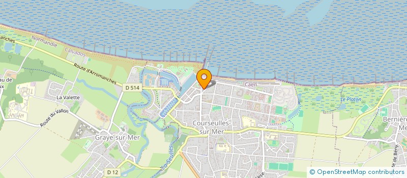 localisation de l'entreprise OREDALIE à COURSEULLES-SUR-MER