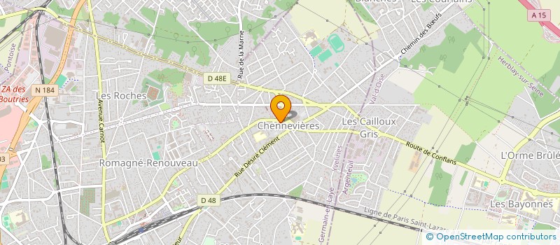 localisation de l'entreprise OREDIAM à CONFLANS-SAINTE-HONORINE