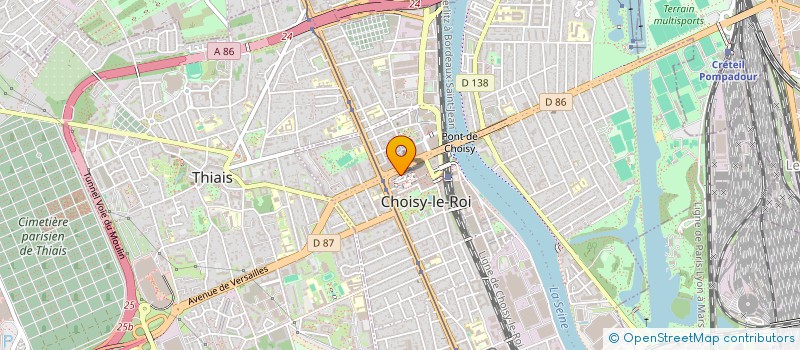 localisation de l'entreprise OREDOLA à CHOISY-LE-ROI