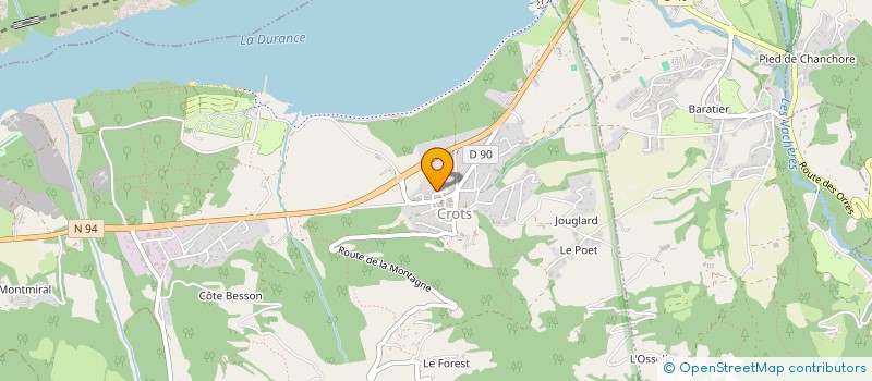 localisation de l'entreprise OREE  CROTS