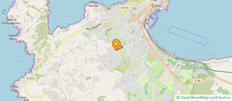 localisation de l'entreprise OREE DES PINS à CALVI