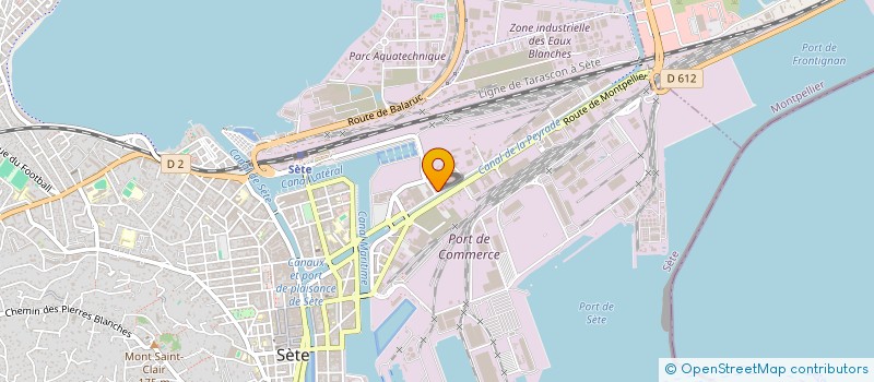 localisation de l'entreprise OREE DES PINS à SETE