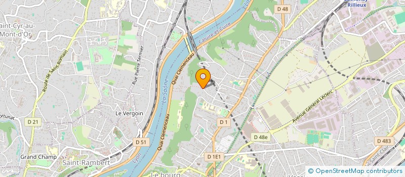 localisation de l'entreprise OREE VERTE  CALUIRE-ET-CUIRE