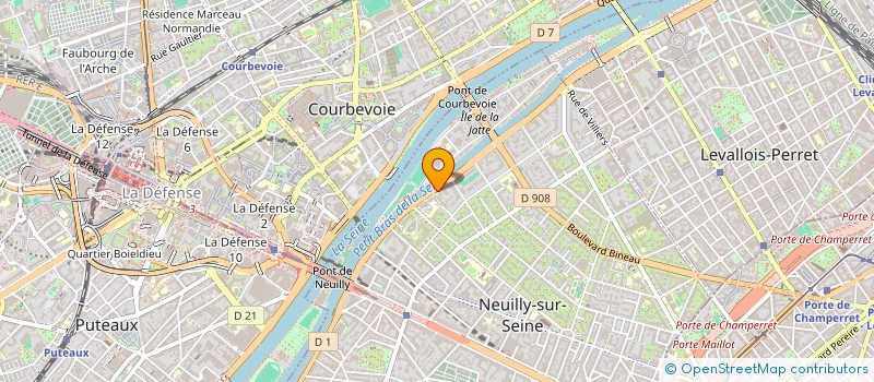 localisation de l'entreprise OREFA INVEST à NEUILLY-SUR-SEINE