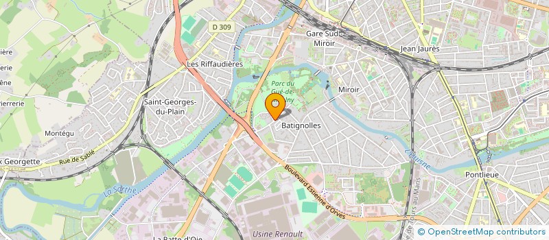 localisation de l'entreprise OREGANO ATHLETICS  LE MANS