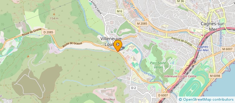 localisation de l'entreprise OREGGIA PATRICK BATIMENT à VILLENEUVE-LOUBET