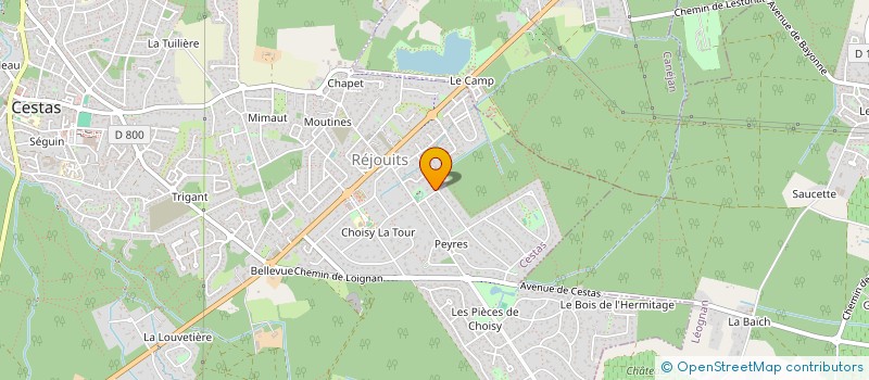 localisation de l'entreprise OREGIN  CESTAS