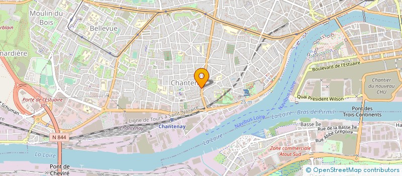 localisation de l'entreprise OREGO à NANTES