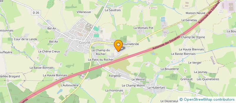 localisation de l'entreprise OREGON DU PLESSIX  RIVES-DU-COUESNON