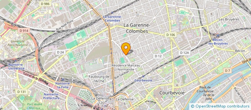 localisation de l'entreprise OREGON-MAINE à COURBEVOIE