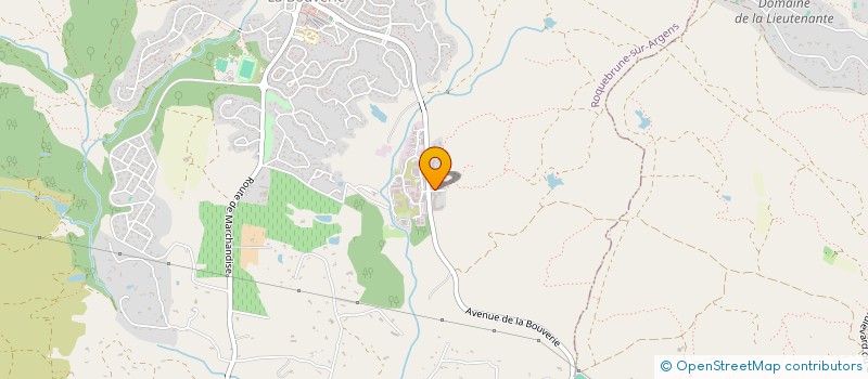 localisation de l'entreprise OREILIA à ROQUEBRUNE-SUR-ARGENS