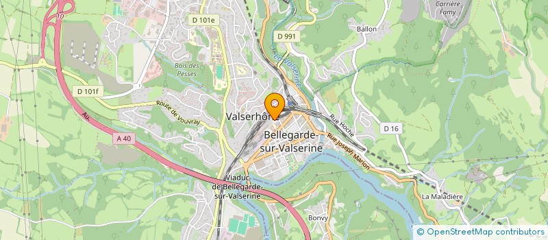 localisation de l'entreprise OREILLE EN FETE à VALSERHONE