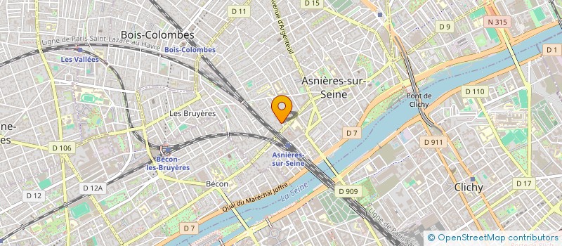 localisation de l'entreprise OREJUELA BAT à ASNIERES-SUR-SEINE