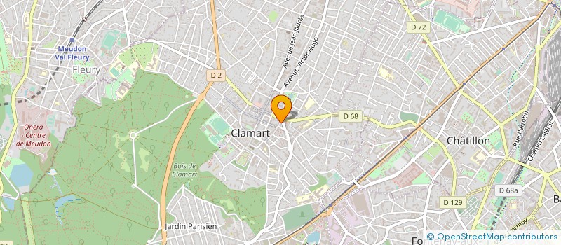 localisation de l'entreprise OREK 92 à CLAMART