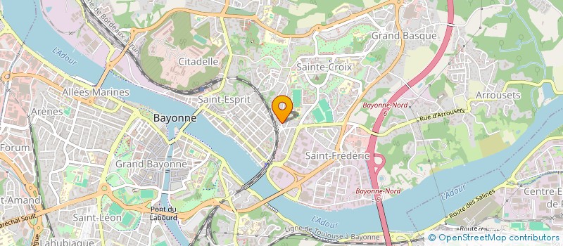 localisation de l'entreprise OREKA à BAYONNE