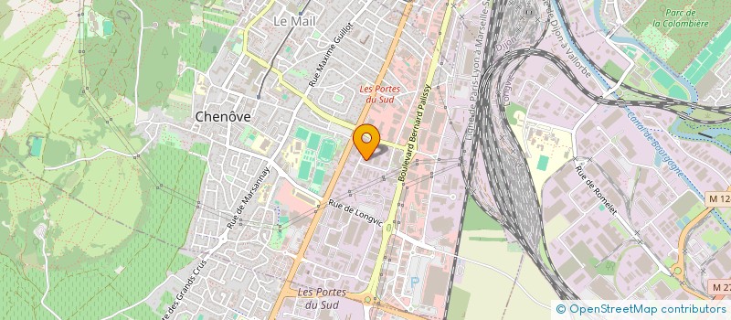 localisation de l'entreprise OREKA à CHENOVE