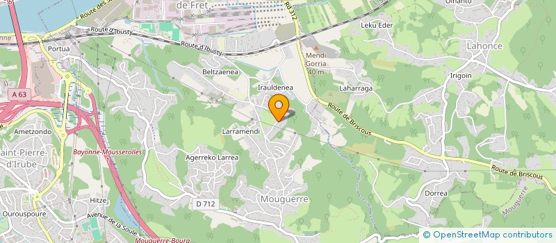 localisation de l'entreprise OREKA  MOUGUERRE