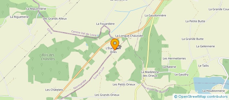 localisation de l'entreprise OREKA NATURE à BRETONCELLES