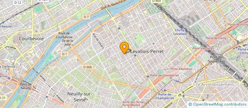 localisation de l'entreprise OREKTA à LEVALLOIS-PERRET