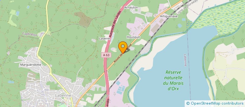 localisation de l'entreprise OREL à LABENNE
