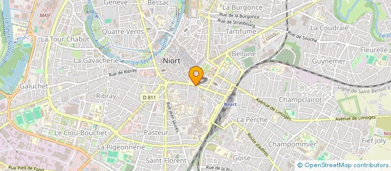 localisation de l'entreprise OREL  NIORT