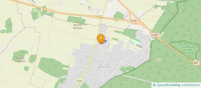 localisation de l'entreprise OREL  BARBIZON