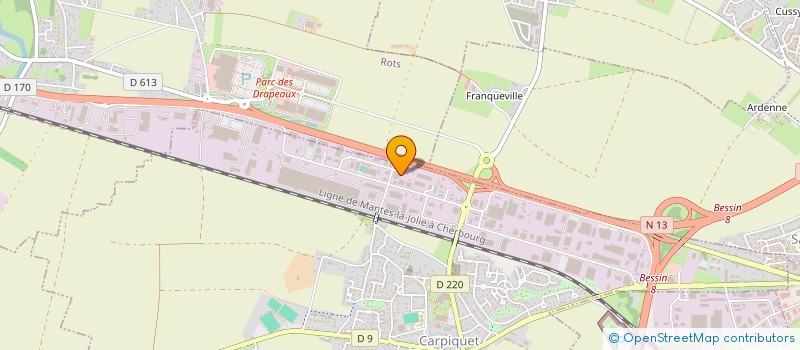 localisation de l'entreprise OREL INVEST  CARPIQUET