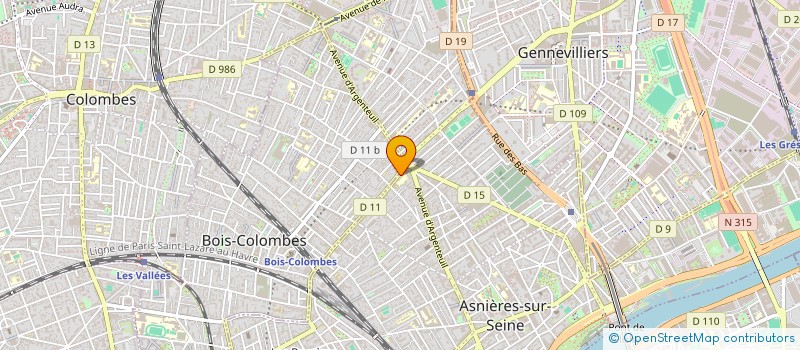localisation de l'entreprise OREL.KING à ASNIERES-SUR-SEINE
