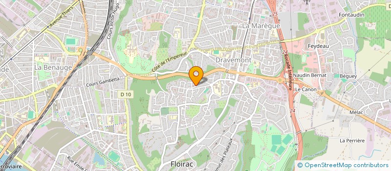 localisation de l'entreprise OREL PEINTURE  FLOIRAC