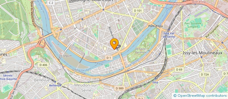 localisation de l'entreprise OREL SERVICES à BOULOGNE-BILLANCOURT