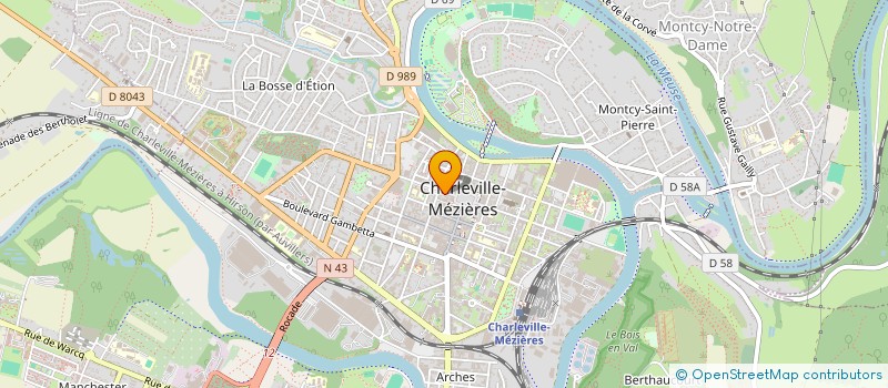 localisation de l'entreprise ORELE à CHARLEVILLE-MEZIERES