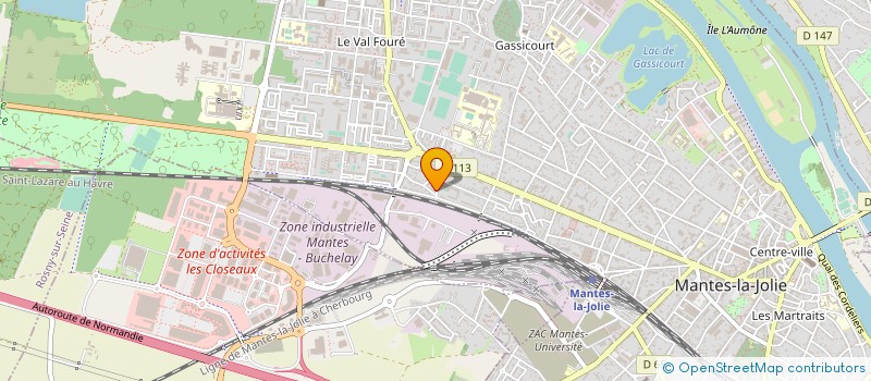 localisation de l'entreprise ORELEC  BUCHELAY