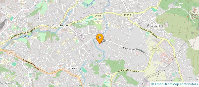 localisation de l'entreprise ORELEC  ALLAUCH