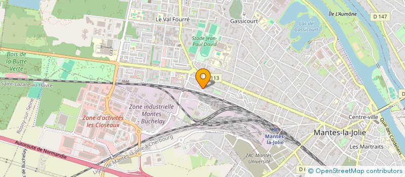 localisation de l'entreprise ORELEC HOLDING  BUCHELAY