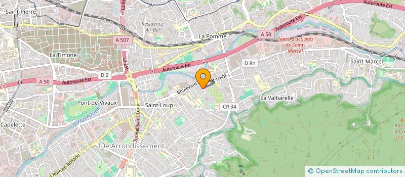 localisation de l'entreprise ORELFAB à MARSEILLE