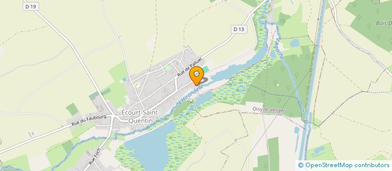 localisation de l'entreprise ORELIA  ECOURT-SAINT-QUENTIN